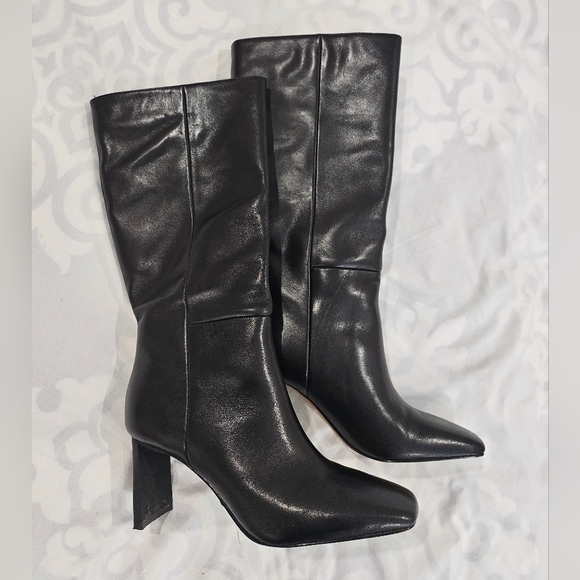 Black knee high heels - Picture 1 of 4